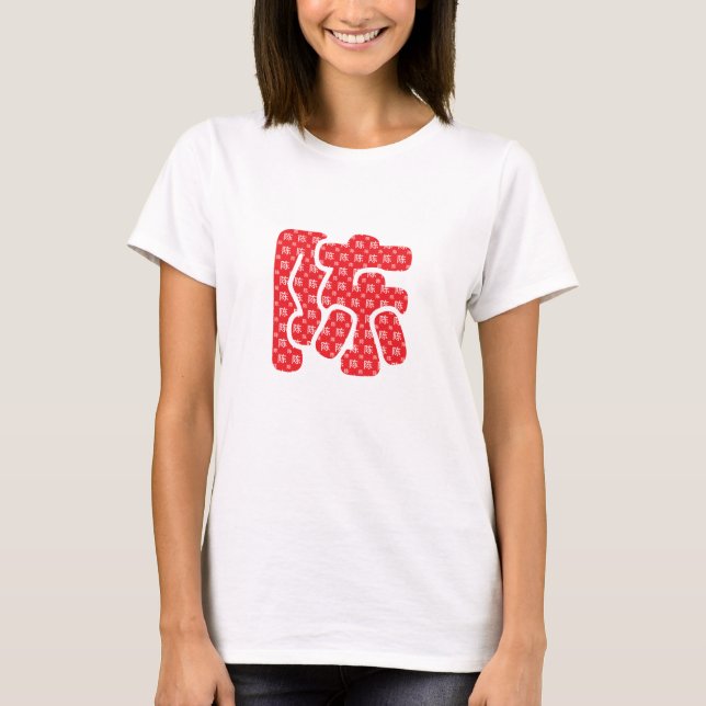 Chinese surnames T-Shirt (Vorderseite)