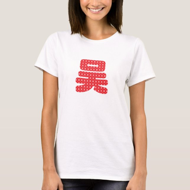 Chinese surnames T-Shirt (Devant)