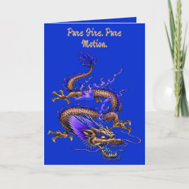 Chinese Treasure Dragon Mythical Creature  Karte