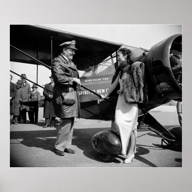 Chinesisch Aviatrix, 1939 Poster (Vorne)