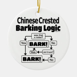 Chinesisch-Created-Barklogik Keramik Ornament