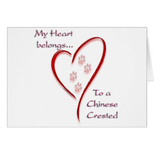 Chinesisch-Created Heart Belongs