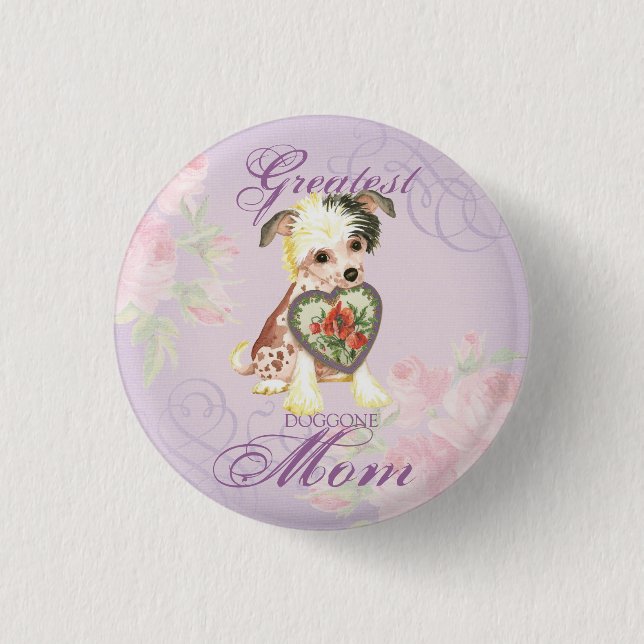 Chinesisch-Created-Heart-Mama Button (Vorderseite)