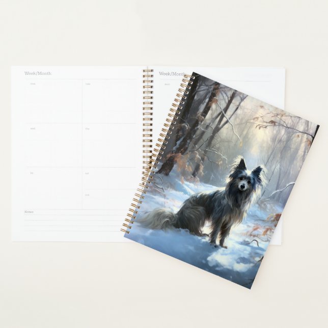 Chinesisch Created Let It Snow Weihnachten Planer (Anzeige)