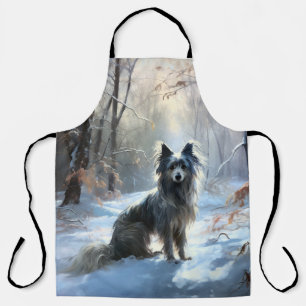 Chinesisch Created Let It Snow Weihnachten Schürze