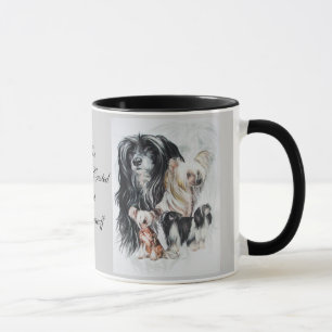 Chinesisch Crested Ghost Tasse