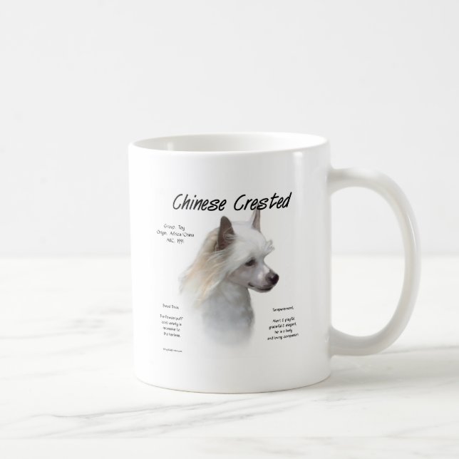 Chinesisch-Crested-History-Design Kaffeetasse (Rechts)