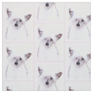 Chinesisch Crested Powderpuff Painting - Hundekuns Stoff