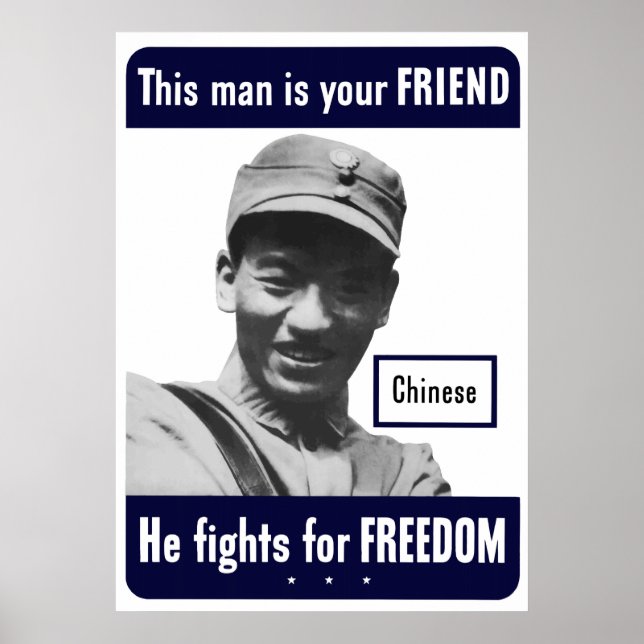 Chinesisch - Dieser Mann ist dein Freund Poster (Vorne)