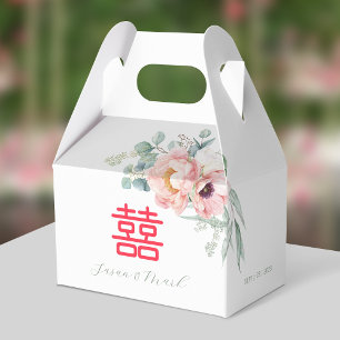Chinesisch Doppelglückssehen Vielen Dank Geschenkschachtel