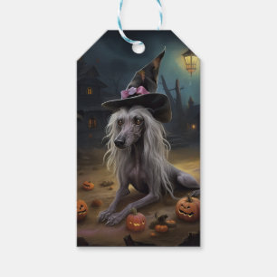 Chinesisch entkörnte Kürbisküren Halloween Beängst Geschenkanhänger
