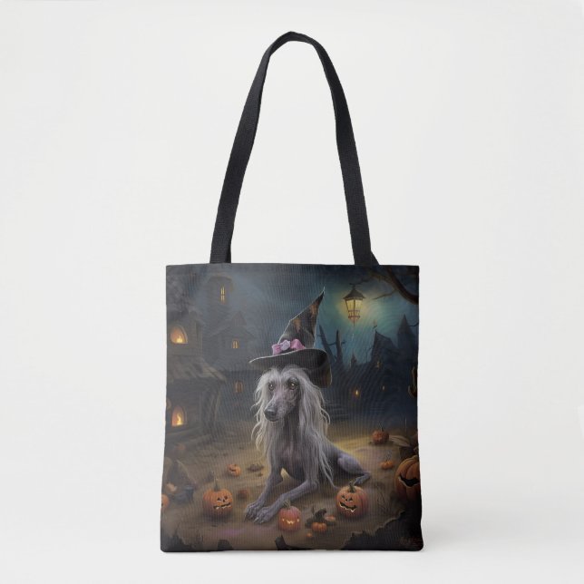 Chinesisch entkörnte Kürbisküren Halloween Beängst Tasche (Vorderseite)