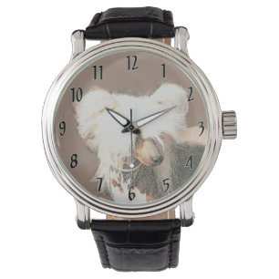 Chinesisch entworfene haarlose Malerei Original Hu Armbanduhr