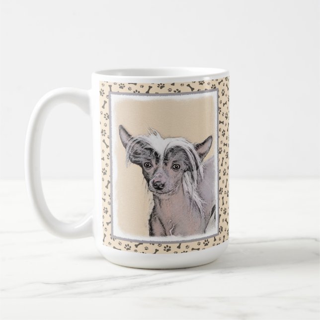 Chinesisch entworfene haarlose Malerei Original Hu Kaffeetasse (Links)