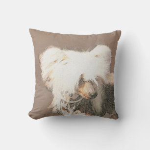 Chinesisch entworfene haarlose Malerei Original Hu Kissen