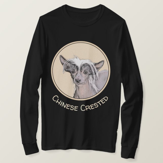 Chinesisch entworfene haarlose Malerei Original Hu T-Shirt (Design vorne)