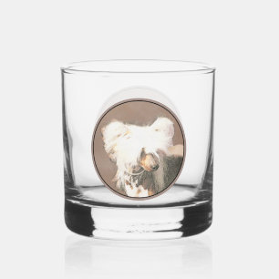 Chinesisch entworfene haarlose Malerei Original Hu Whiskyglas