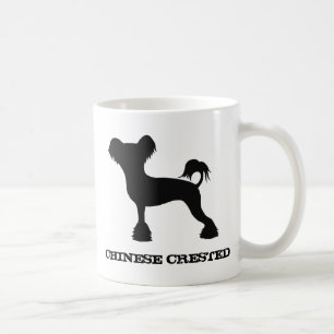 Chinesisch entworfene Hunde-Silhouetten-Krestien n Kaffeetasse