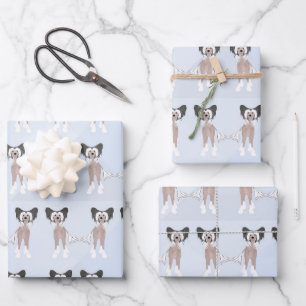 Chinesisch entworfene Packpapierblätter für Hunde Geschenkpapier Set