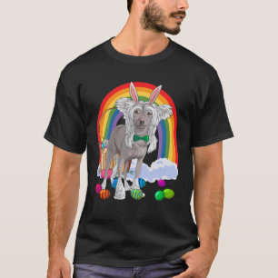 Chinesisch entzückte Hunde Ostereier Bunny Rabbit T-Shirt