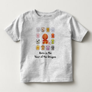 Chinesisch Geboren im Jahr des Drachen Kleinkind T-shirt