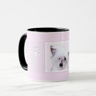 Chinesisch gezapfte Powderpuff-Malerei - Hundekuns Tasse