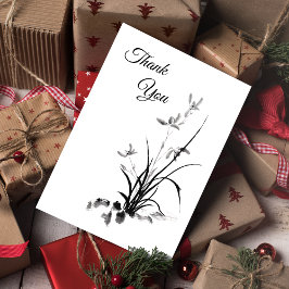 Chinesisch Iris - bw. Foto Postkarte