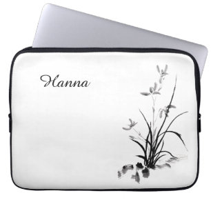 Chinesisch Iris - bw Laptopschutzhülle