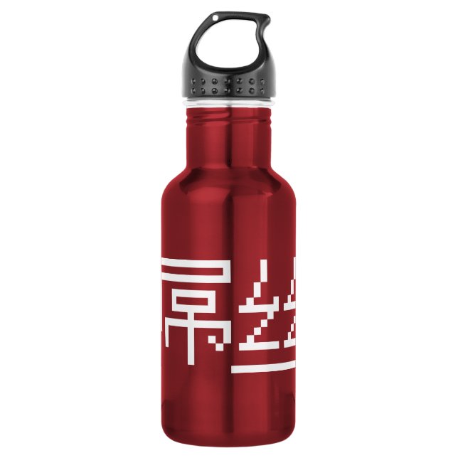 Chinesisch Loser / Diaosi 屌 丝 Hanzi MEMO Trinkflasche (Vorderseite)