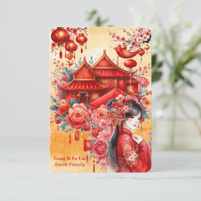 Chinesisch Lunar Year-Gong Xi Fa Cai-chinesische K (Stehend Vorderseite)