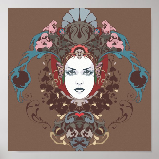 Chinesisch MAsk Poster (Vorne)