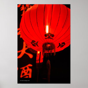 Chinesisch-Rote Lantern Poster