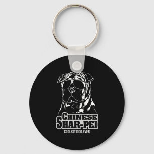 Chinesisch Shar-Pei coolster Hund je Mama Schlüsselanhänger