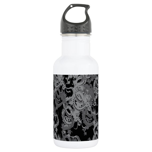 Chinesisch Ying Yang Dragon Trinkflasche (Vorderseite)