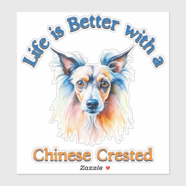 Chinesisch Zauberhund Mama, Hundedad Geschenk, Lie Aufkleber (Blatt)