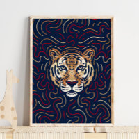 Chinesisch Zodiac Tiger | Zodiac Digital Print