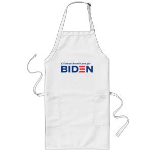 Chinesische Amerikaner für die Biden Unisex-Schü Lange Schürze