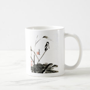 Chinesische Aquarelle Kaffeetasse