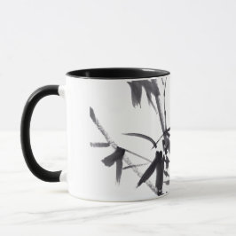 Chinesische Bambus-Tuschekunst Tasse
