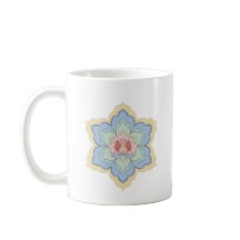 Chinesische Baoxiang-Blume in Peach & Sky