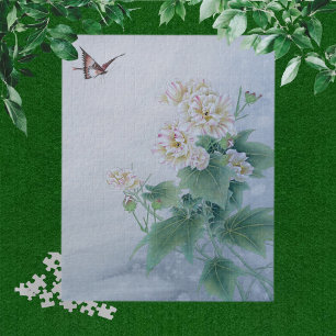 Chinesische Blume mit Butterfly