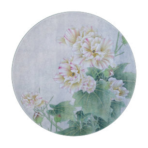 Chinesische Blume mit Butterfly Schneidebrett