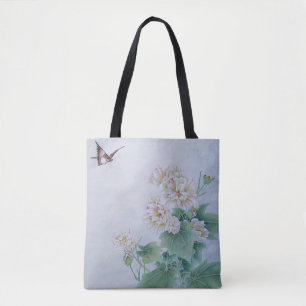 Chinesische Blume mit Butterfly Tasche