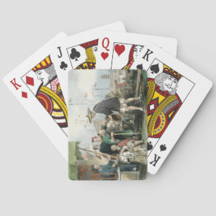 Chinesische Cat-Händler, aus "China in einer Serie Spielkarten
