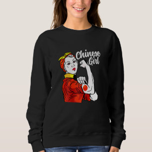 Chinesische China Flaggenkultur Land R Sweatshirt