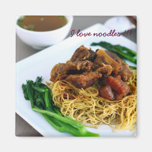 Chinesische Chow-Mein-Sammlung Magnet