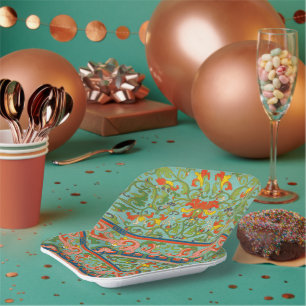 Chinesische Design Paper-Teller Pappteller