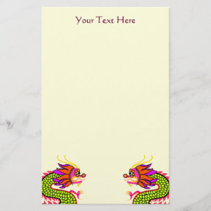 Chinesische Drachen Briefpapier