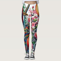 Chinesische Drachen-Leggings