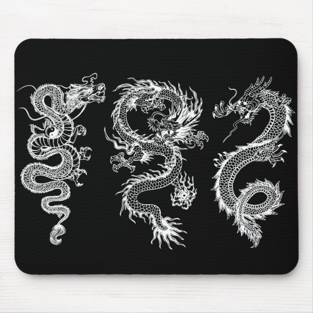 chinesische Drachen Mousepad (Vorne)